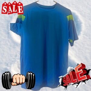 Brand New DRI-FIT Liberty Pro Active-Wear Men's Blue Shirt - Large
